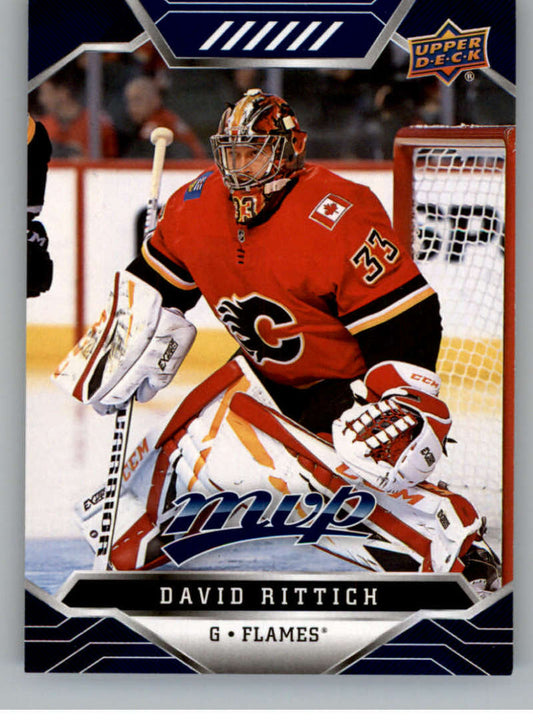 2019-20 Upper Deck MVP Blue #122 David Rittich  Calgary Flames  V93673 Image 1