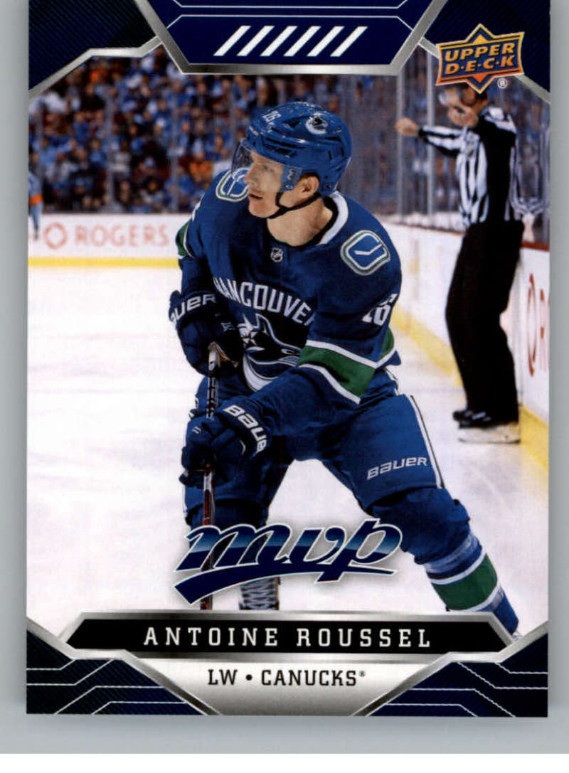2019-20 Upper Deck MVP Blue #128 Antoine Roussel Vancouver Canucks V93678 Image 1
