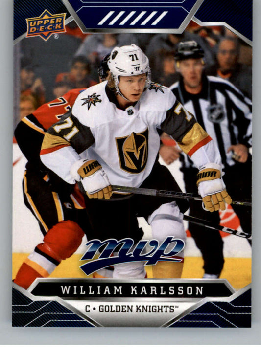 2019-20 Upper Deck MVP Blue #130 William Karlsson  Vegas Golden Knights  V93680 Image 1