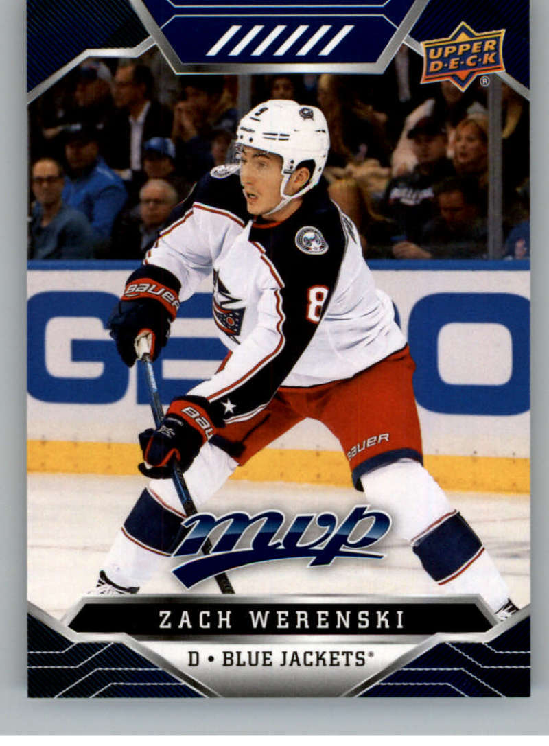 2019-20 Upper Deck MVP Blue #132 Zach Werenski Columbus Blue Jackets V93682 Image 1