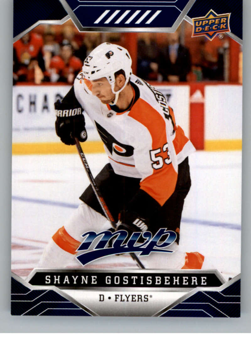 2019-20 Upper Deck MVP Blue #142 Shayne Gostisbehere Philadelphia Flyers V93689 Image 1