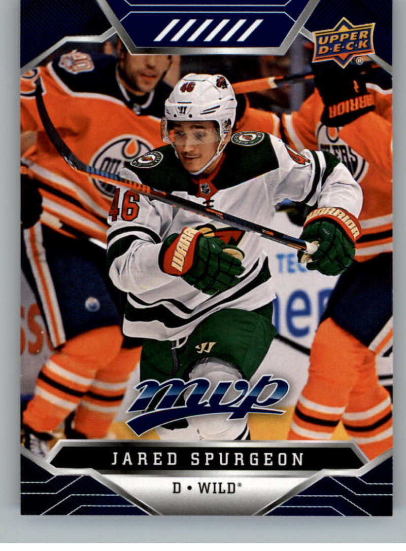 2019-20 Upper Deck MVP Blue #147 Jared Spurgeon Minnesota Wild V93693 Image 1