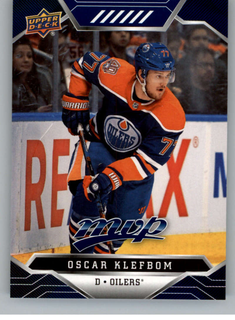 2019-20 Upper Deck MVP Blue #148 Oscar Klefbom Edmonton Oilers V93694 Image 1