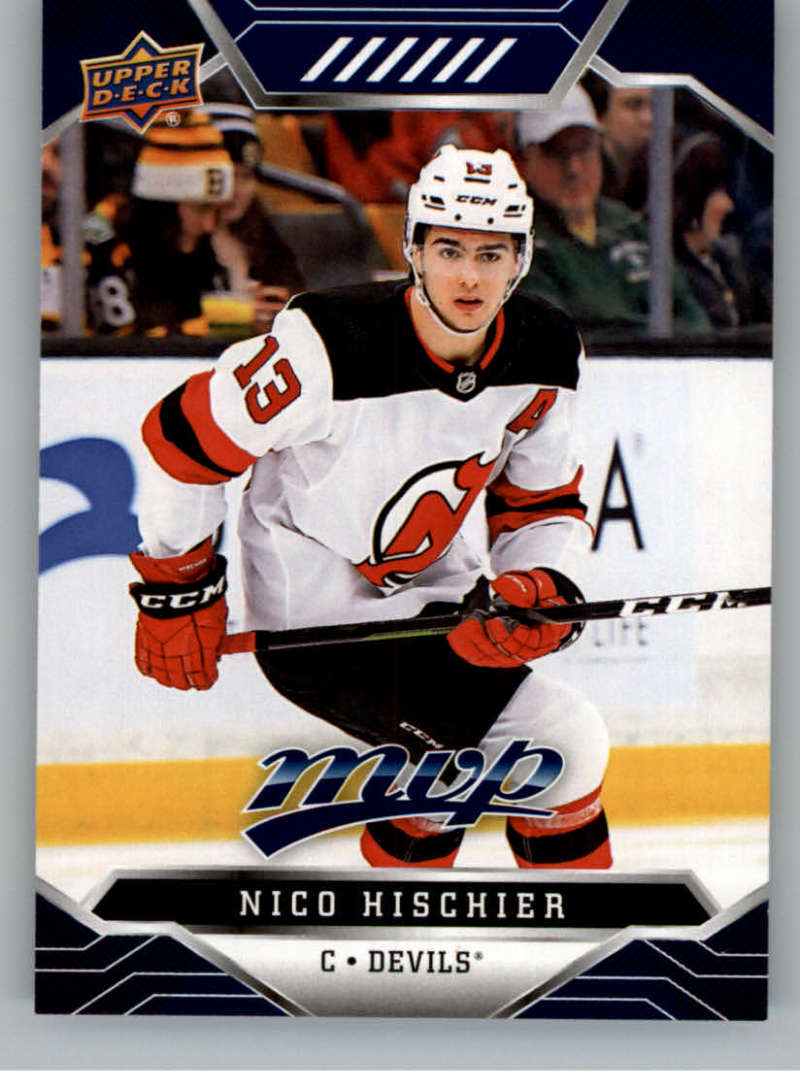2019-20 Upper Deck MVP Blue #152 Nico Hischier New Jersey Devils V93697 Image 1