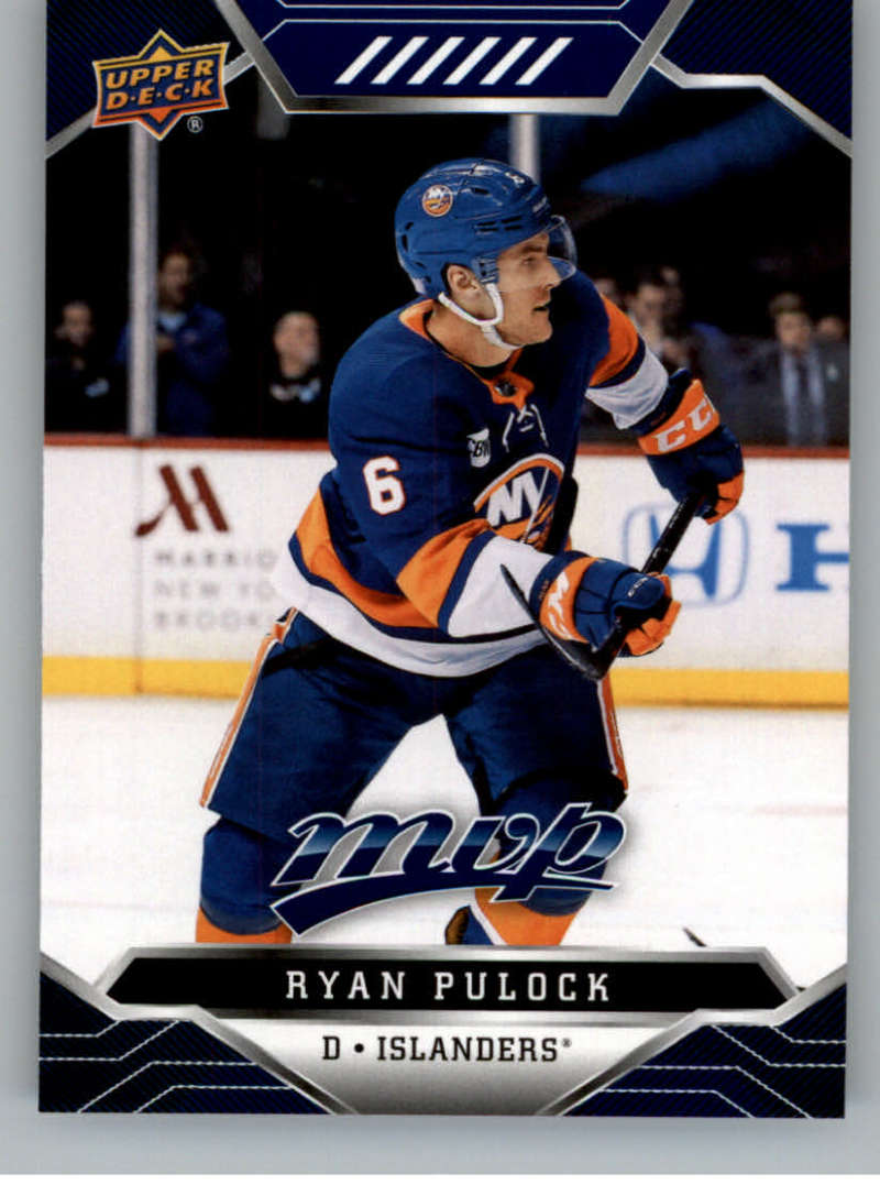 2019-20 Upper Deck MVP Blue #158 Ryan Pulock New York Islanders V93701 Image 1