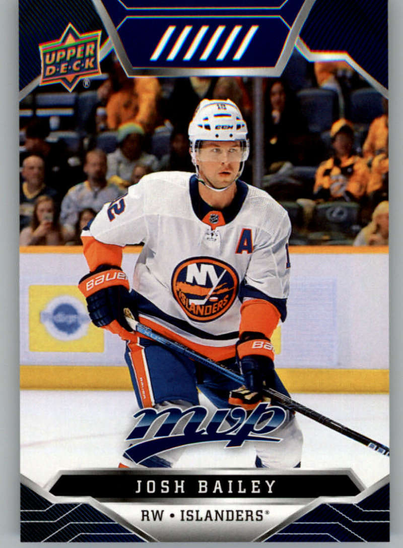 2019-20 Upper Deck MVP Blue #161 Josh Bailey New York Islanders V93703 Image 1