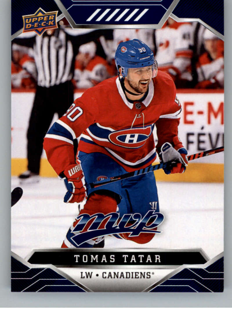 2019-20 Upper Deck MVP Blue #162 Tomas Tatar Montreal Canadiens V93704 Image 1