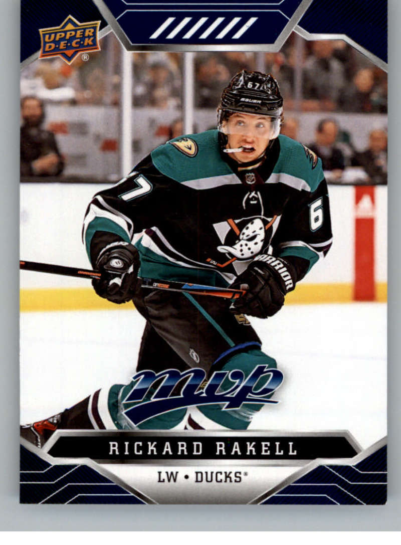 2019-20 Upper Deck MVP Blue #163 Rickard Rakell Anaheim Ducks V93705 Image 1