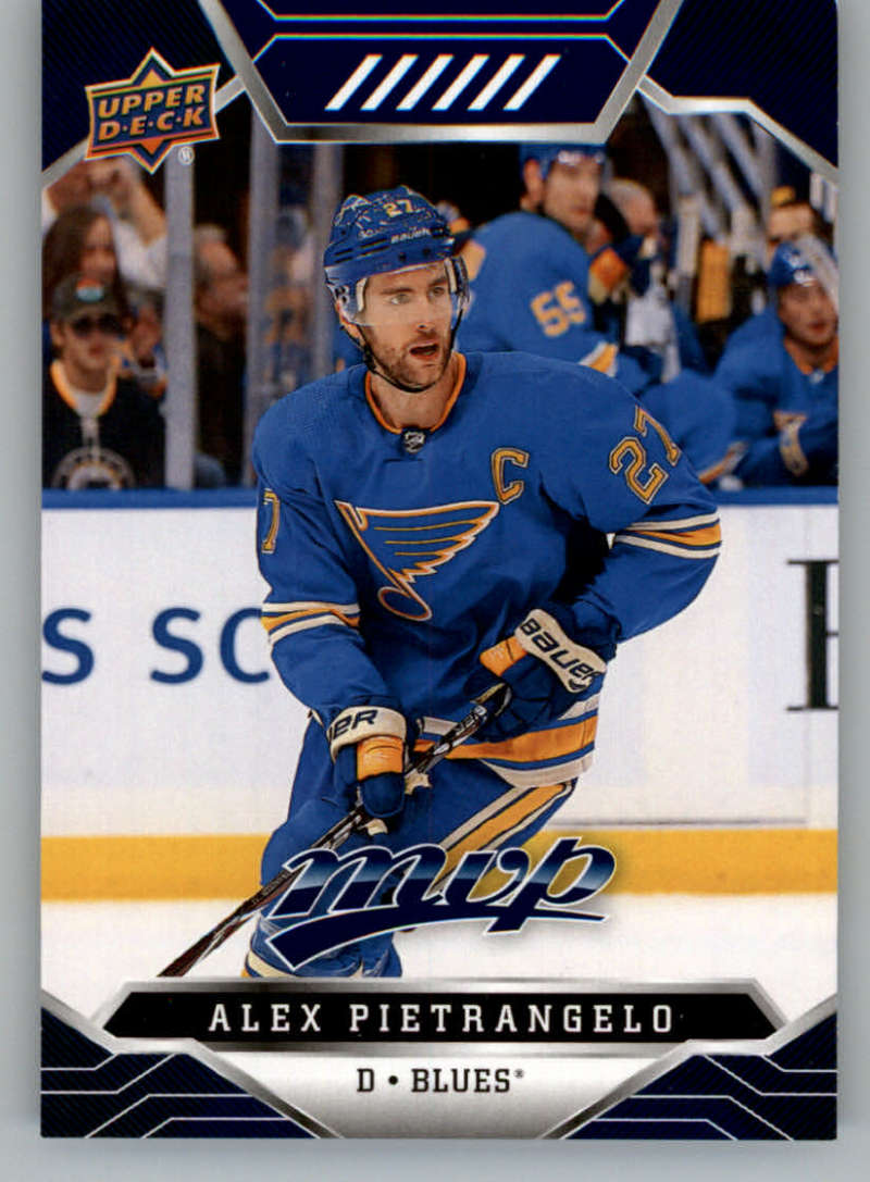 2019-20 Upper Deck MVP Blue #180 Alex Pietrangelo St. Louis Blues V93720 Image 1