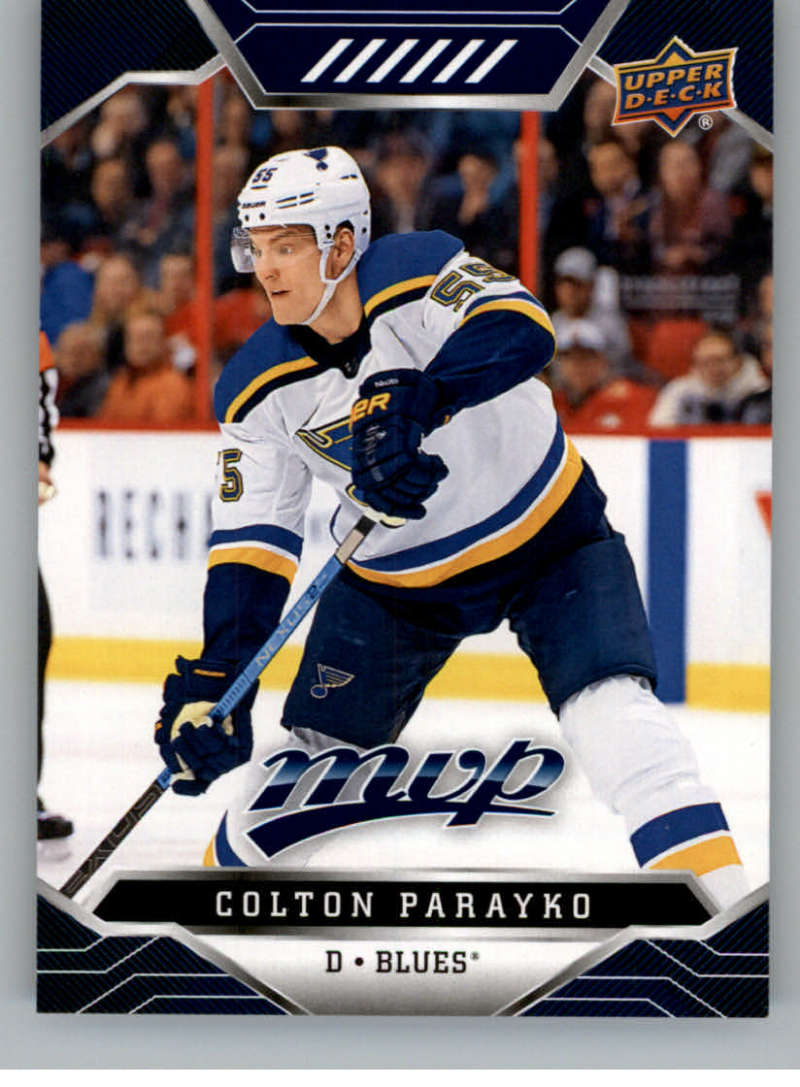 2019-20 Upper Deck MVP Blue #193 Colton Parayko St. Louis Blues V93726 Image 1