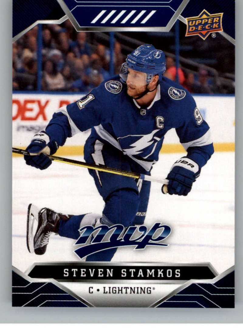 2019-20 Upper Deck MVP Blue #203 Steven Stamkos Tampa Bay Lightning V93735 Image 1