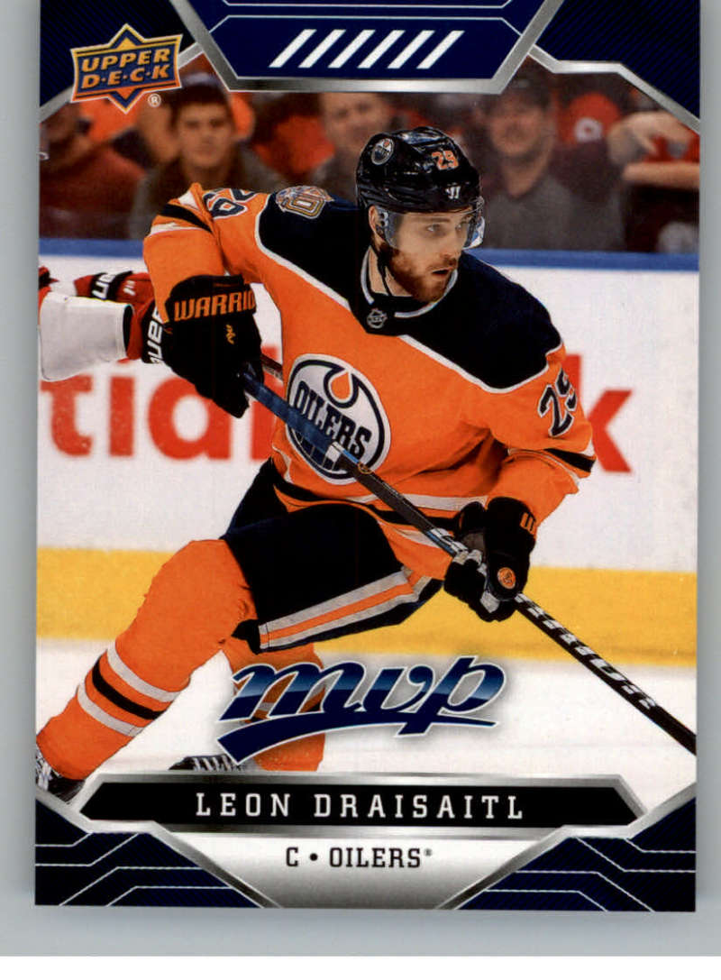 2019-20 Upper Deck MVP Blue #210 Leon Draisaitl Edmonton Oilers V93738 Image 1