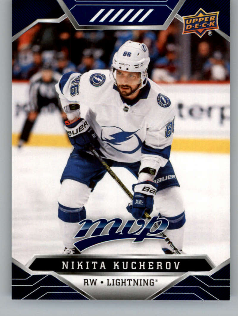 2019-20 Upper Deck MVP Blue #215 Nikita Kucherov Tampa Bay Lightning V93740 Image 1