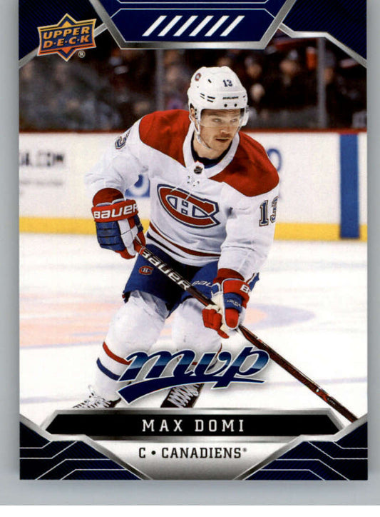 2019-20 Upper Deck MVP Blue #219 Max Domi  Montreal Canadiens  V93743 Image 1