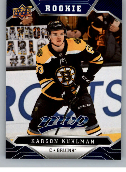 2019-20 Upper Deck MVP Blue #229 Karson Kuhlman  Boston Bruins  V93751 Image 1