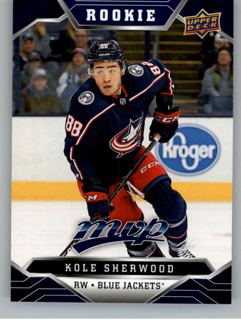 2019-20 Upper Deck MVP Blue #232 Kole Sherwood Columbus Blue Jackets V93754 Image 1
