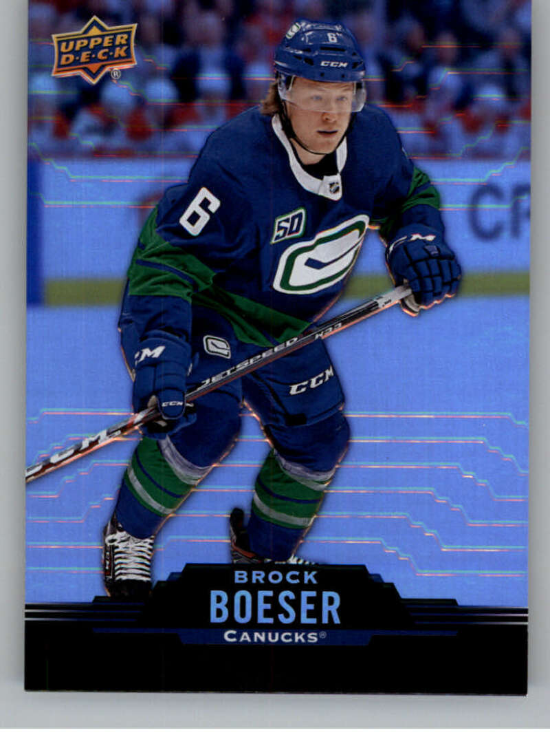 2020-21 Upper Deck Tim Hortons #6 Brock Boeser Vancouver Canucks Image 1