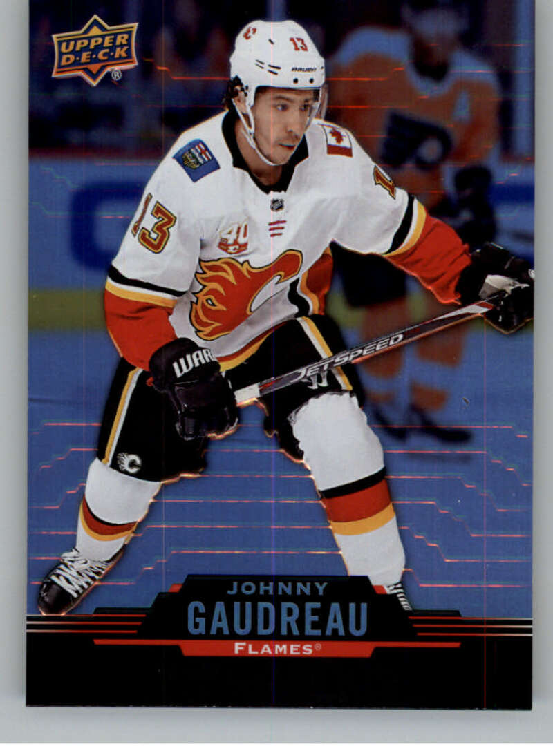 2020-21 Upper Deck Tim Hortons #15 Johnny Gaudreau Calgary Flames Image 1