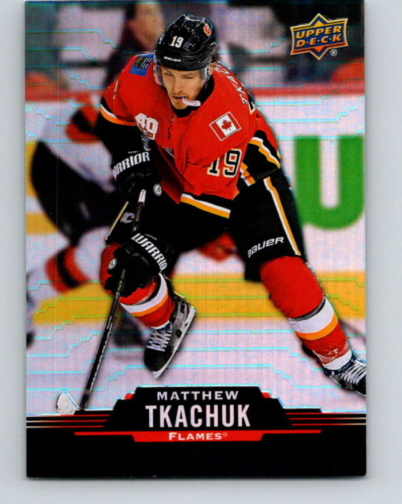 2020-21 Upper Deck Tim Hortons #20 Matthew Tkachuk Calgary Flames Image 1