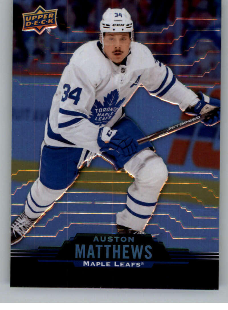 2020-21 Upper Deck Tim Hortons #34 Auston Matthews Toronto Maple Leafs Image 1