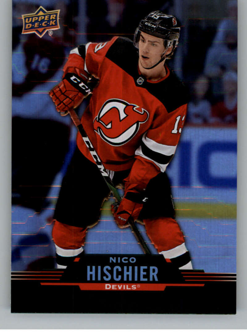 2020-21 Upper Deck Tim Hortons #36 Nico Hischier New Jersey Devils Image 1
