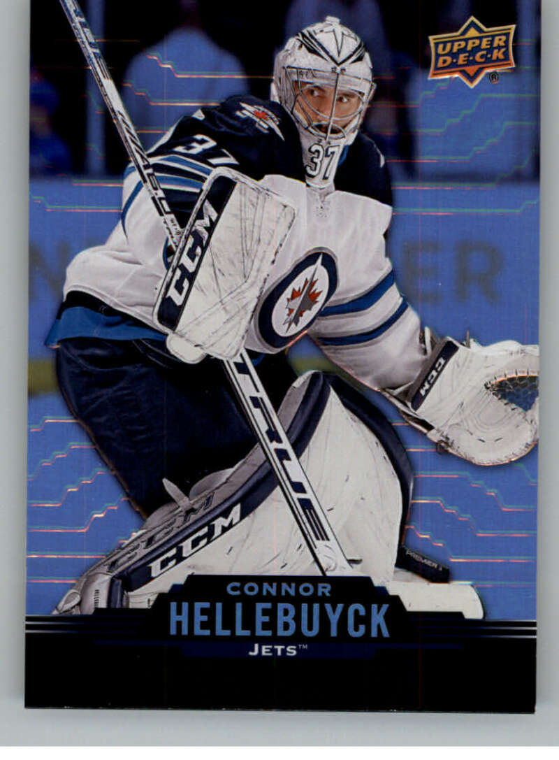 2020-21 Upper Deck Tim Hortons #37 Connor Hellebuyck Winnipeg Jets Image 1