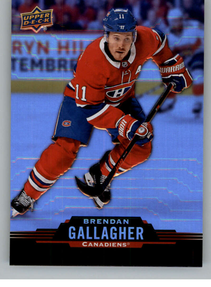 2020-21 Upper Deck Tim Hortons #41 Brendan Gallagher Montreal Canadiens Image 1