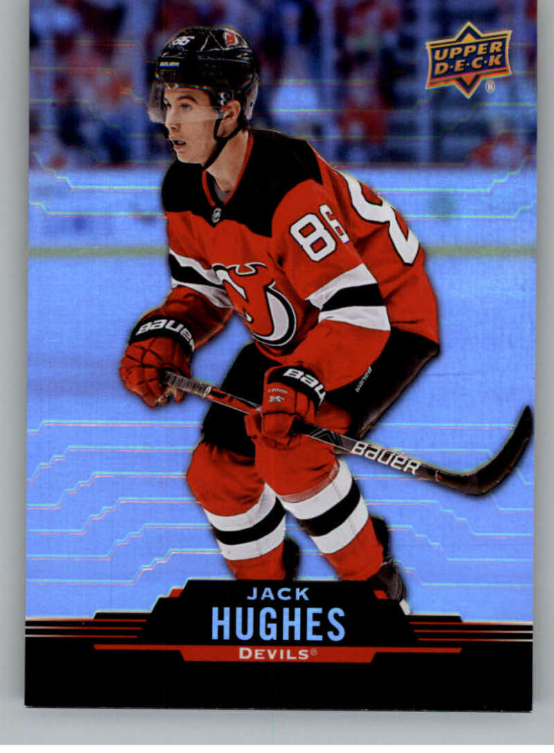 2020-21 Upper Deck Tim Hortons #47 Jack Hughes New Jersey Devils Image 1