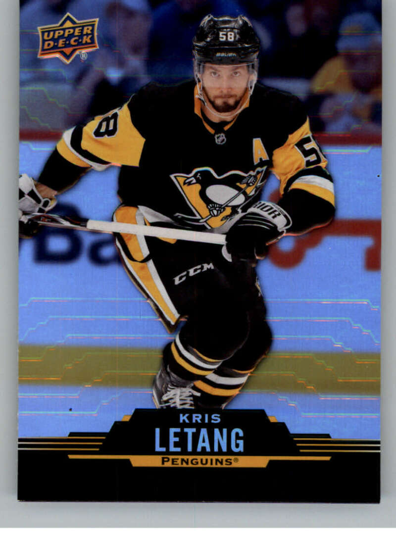 2020-21 Upper Deck Tim Hortons #58 Kris Letang Pittsburgh Penguins Image 1