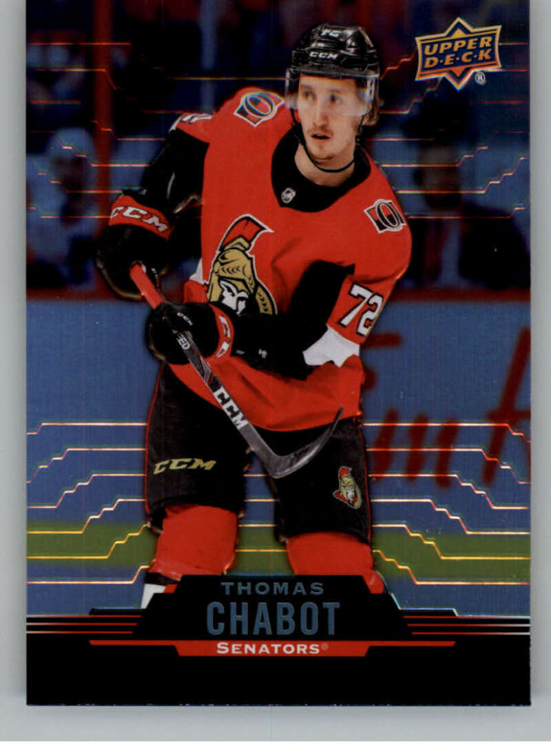 2020-21 Upper Deck Tim Hortons #66 Thomas Chabot Ottawa Senators Image 1