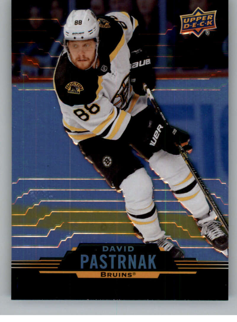 2020-21 Upper Deck Tim Hortons #68 David Pastrnak Boston Bruins Image 1
