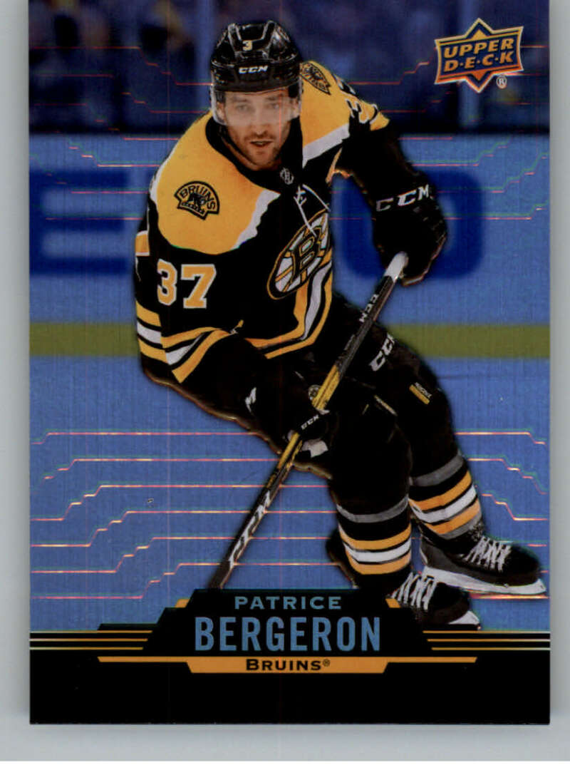 2020-21 Upper Deck Tim Hortons #75 Patrice Bergeron Boston Bruins Image 1