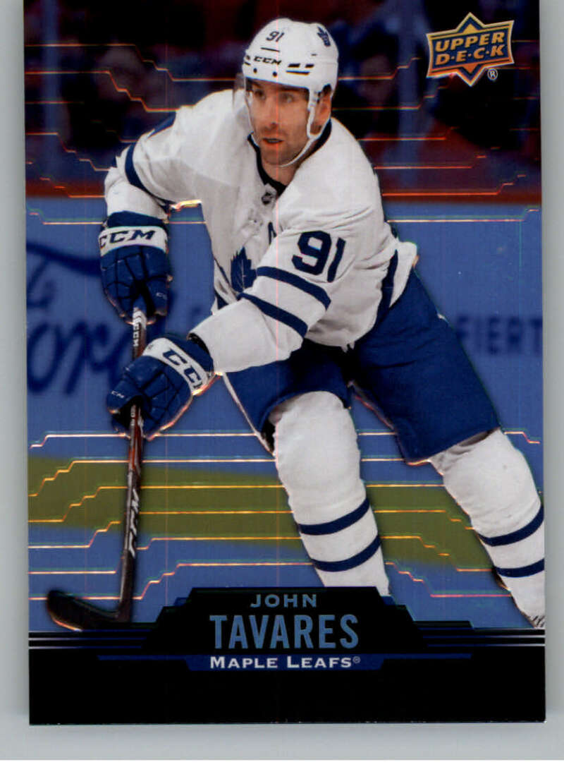 2020-21 Upper Deck Tim Hortons #91 John Tavares Toronto Maple Leafs Image 1