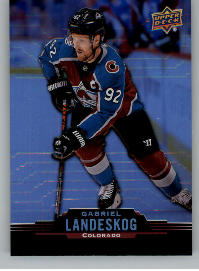 2020-21 Upper Deck Tim Hortons #104 Gabriel Landeskog Colorado Avalanche Image 1
