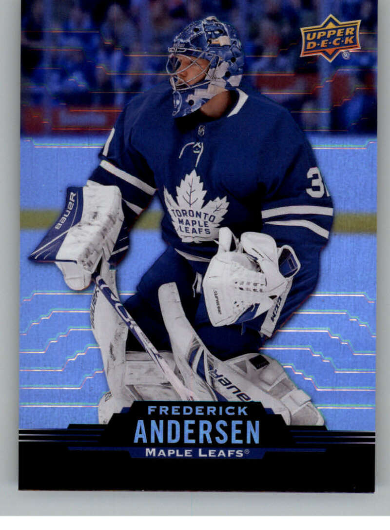 2020-21 Upper Deck Tim Hortons #115 Frederik Andersen Toronto Maple Leafs Image 1