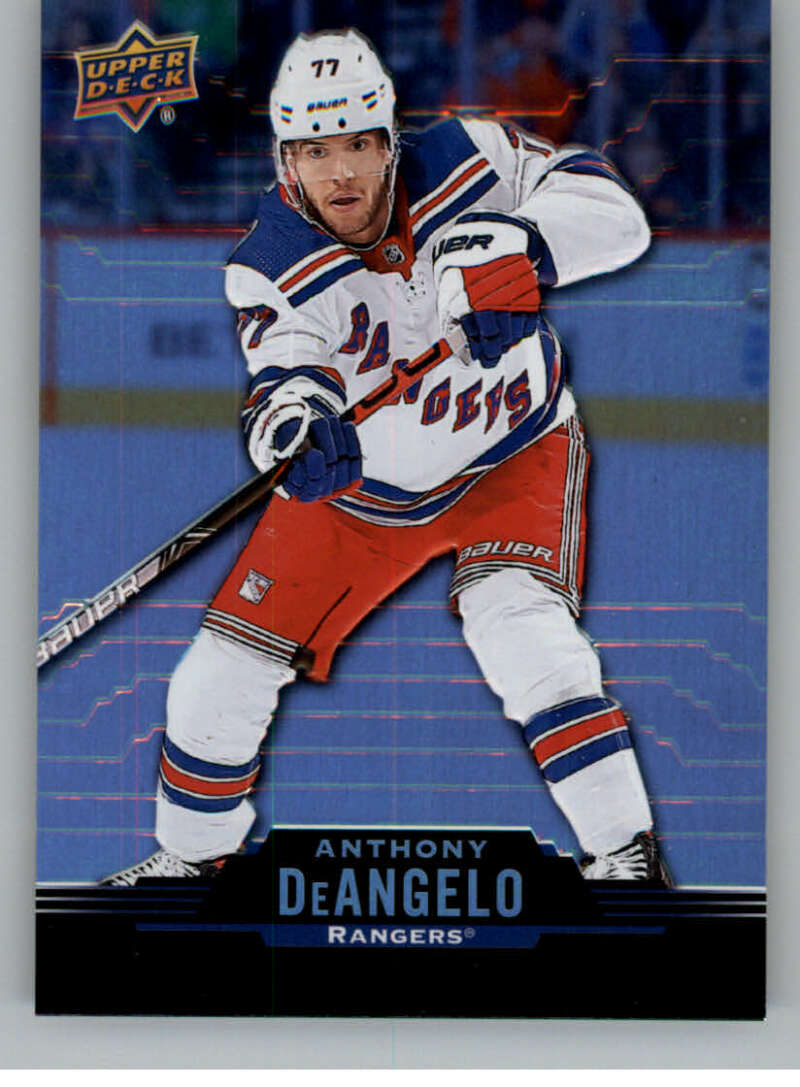 2020-21 Upper Deck Tim Hortons #118 Anthony Deangelo NEw York Rangers Image 1