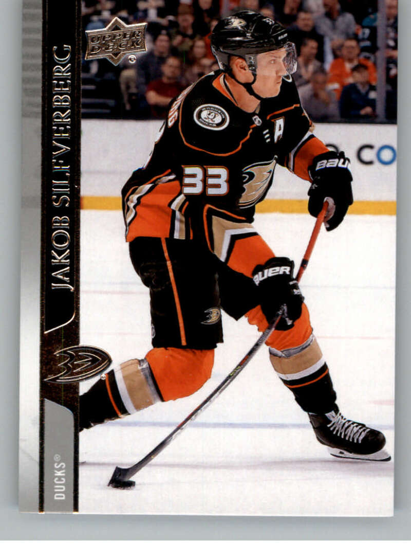 2020-21 Upper Deck Hockey #6 Jakob Silfverberg Anaheim Ducks Image 1
