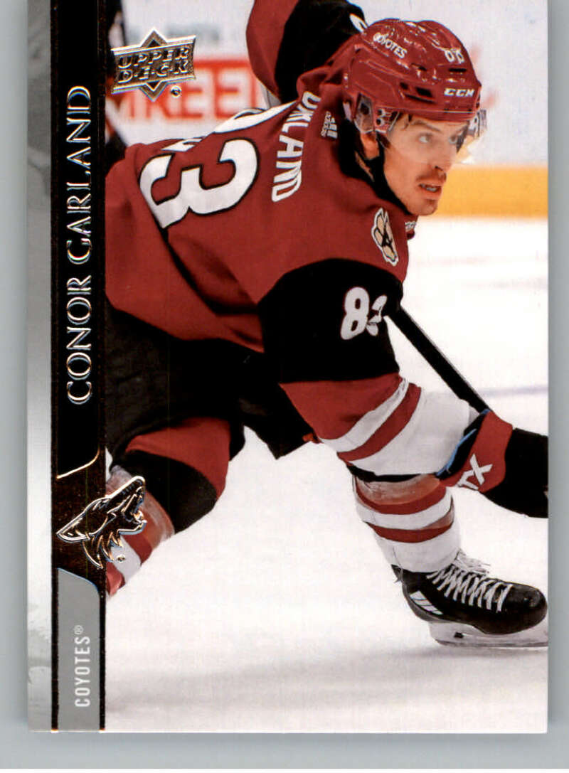 2020-21 Upper Deck Hockey #9 Conor Garland Arizona Coyotes Image 1