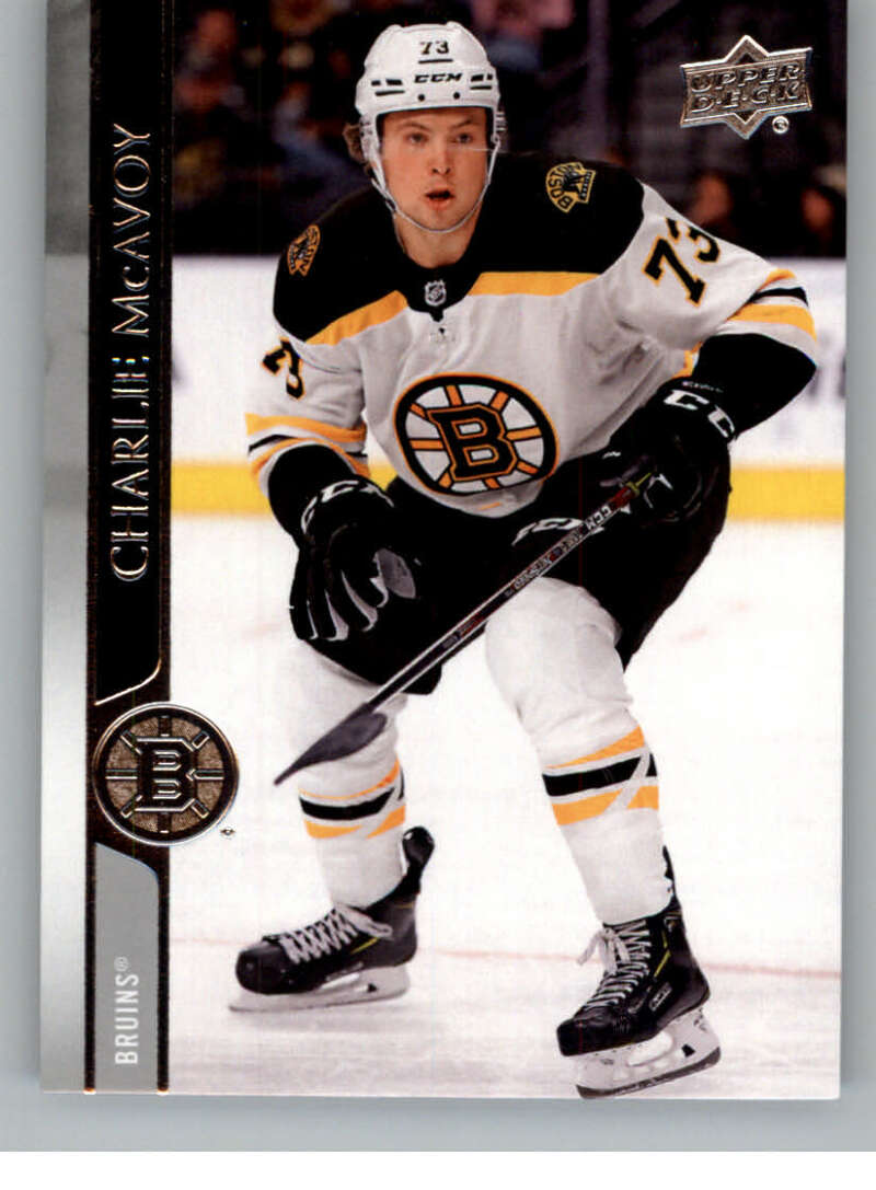 2020-21 Upper Deck Hockey #16 Charlie McAvoy Boston Bruins Image 1
