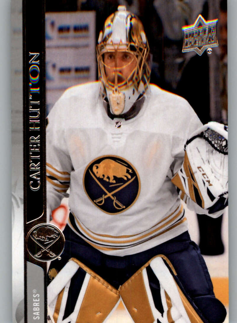 2020-21 Upper Deck Hockey #22 Carter Hutton Buffalo Sabres Image 1