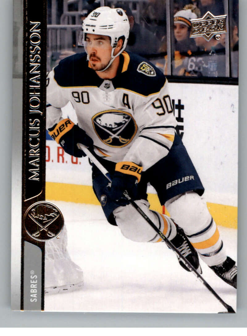 2020-21 Upper Deck Hockey #23 Marcus Johansson Buffalo Sabres Image 1