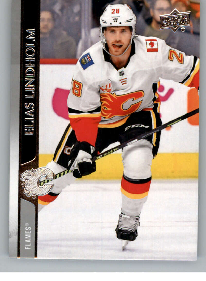 2020-21 Upper Deck Hockey #29 Elias Lindholm Calgary Flames Image 1