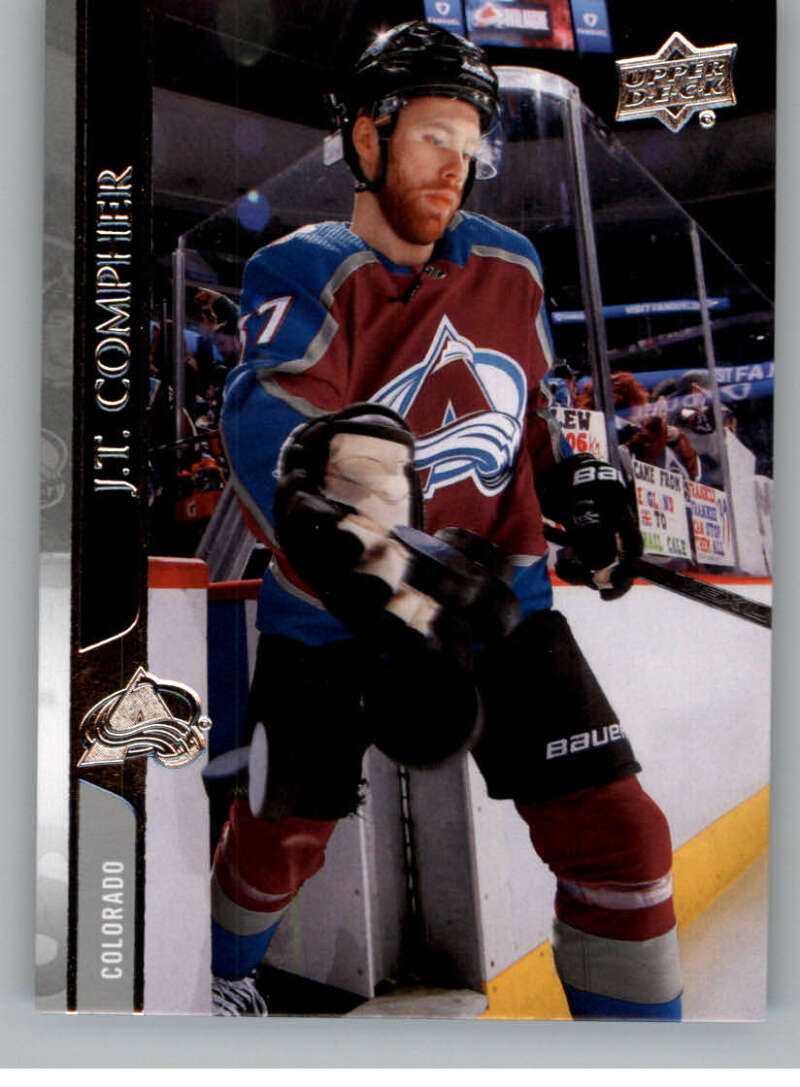 2020-21 Upper Deck Hockey #45 J.T. Compher Colorado Avalanche Image 1
