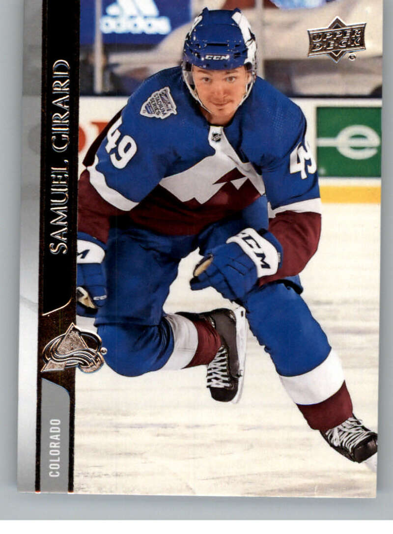 2020-21 Upper Deck Hockey #47 Samuel Girard Colorado Avalanche Image 1
