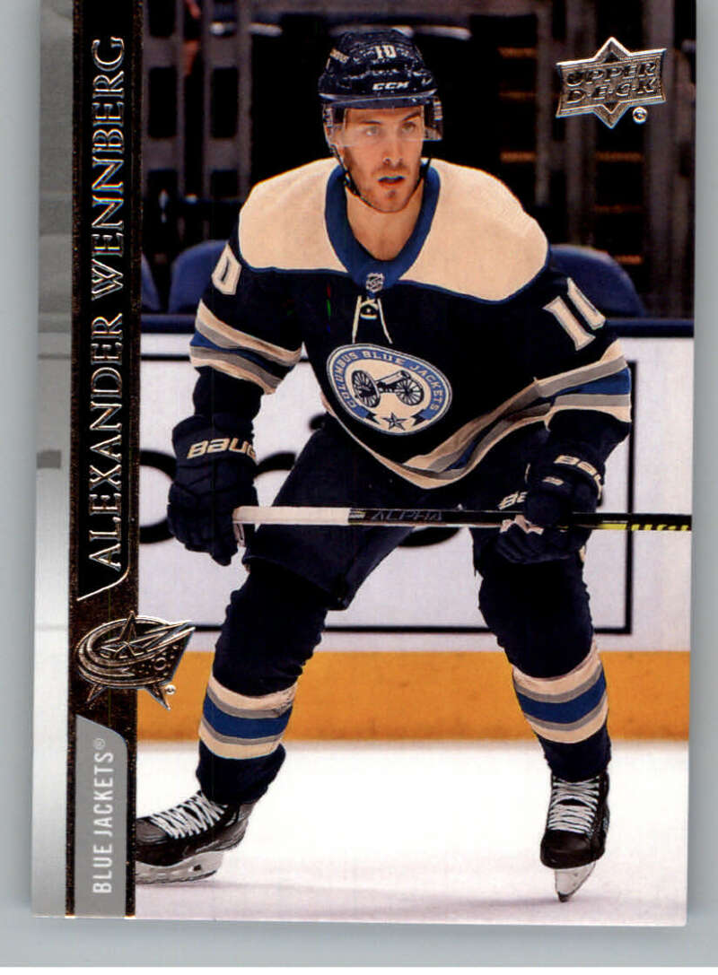 2020-21 Upper Deck Hockey #56 Alexander Wennberg Columbus Blue Jackets Image 1