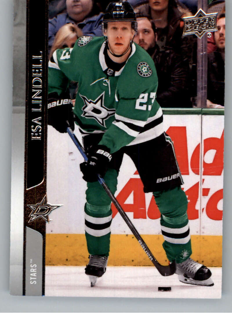 2020-21 Upper Deck Hockey #60 Esa Lindell Dallas Stars Image 1