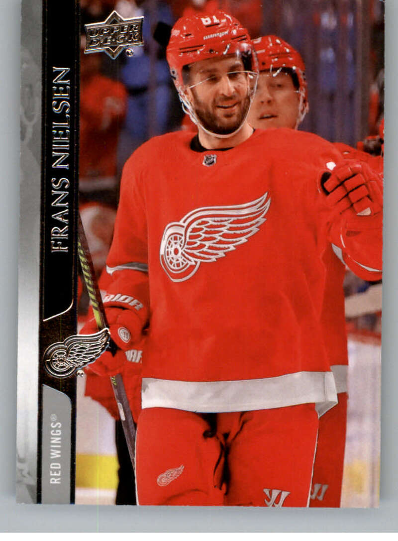 2020-21 Upper Deck Hockey #68 Frans Nielsen Detroit Red Wings Image 1