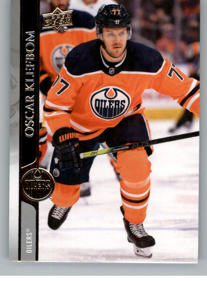 2020-21 Upper Deck Hockey #71 Oscar Klefbom Edmonton Oilers Image 1