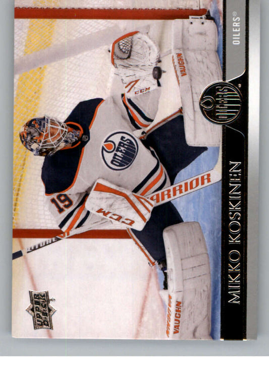 2020-21 Upper Deck Hockey #72 Mikko Koskinen  Edmonton Oilers  Image 1