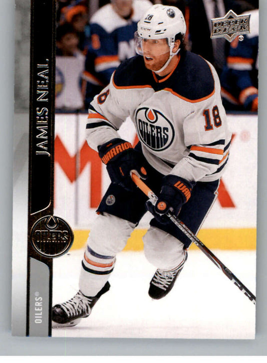 2020-21 Upper Deck Hockey #74 James Neal  Edmonton Oilers  Image 1
